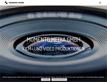 Tablet Screenshot of momento-media.de